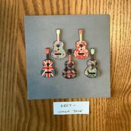 Guitar Picture, Wall Art For Guitar Players, Music Lovers Gift, Rock & Roll Fan Gift Guitarist, Memorabilia, Bar Decor - thumbnail 3