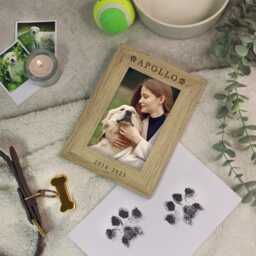 Personalised Dog Memorial Picture Frame, in Loving Memory Photo Sympathy Cat Loss Photo, Pet Remembrance Keepsake Gift - thumbnail 3