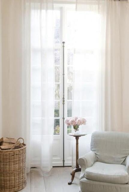 Custom Voile Sheer Curtain Living Room Bedroom Window Treatment - image 1