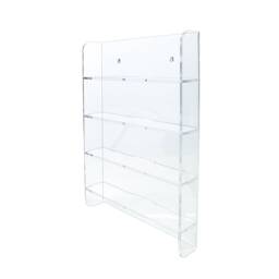 Wall Mounted Acrylic Shelf Display For Nail Polish, Models & Ornaments - Home, Shop Storage - Ds67/C - thumbnail 3
