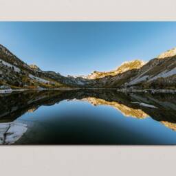 Lake Sabrina Photography Print, Sierra Nevada Mountain Reflection Wall Art - thumbnail 3