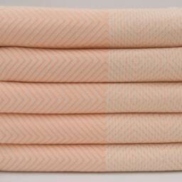Turkish Blanket, Coral Blanket, Handmade Blanket, Cotton Throw, Beach Throw, Turkish Bedspread, Bed Cover, 75x91, Turkish Towel, B3-Dreamb - thumbnail 3