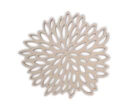 Unfinished Wooden Flower Cutout Mdf Wall Art Decor - thumbnail 1