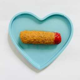 Mini Mozzarella Stick Heart Wall Hanging/ Dopamine D??cor/Fake Food/Kitchen D??cor/Food D??cor/Pop Art/Maximalist D??cor/Funny Art/ Unique Gift - thumbnail 4