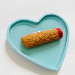 Mini Mozzarella Stick Heart Wall Hanging/ Dopamine D??cor/Fake Food/Kitchen D??cor/Food D??cor/Pop Art/Maximalist D??cor/Funny Art/ Unique Gift - thumbnail 2
