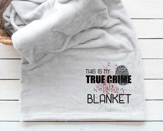 This Is My True Crime Blanket - True Crime Murder Documentary Blanket - image 1
