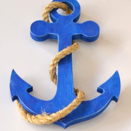 Wooden Anchor - Beach Decore Nautical Anchor Wedding Home Decor - thumbnail 3