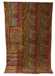Handmade Vintage Kantha Quilt Indian Cotton Throw Blanket - 56x80 Inches - thumbnail 3