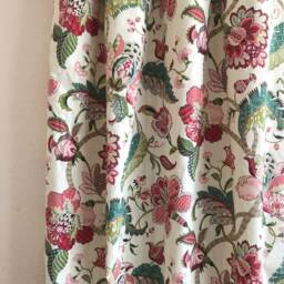 "Pair 25 Or 50"" Wide P Kaufman Finder Keepers Cafe Curtains Panels Drapes 24 63 72 84 96 108 120" - thumbnail 4