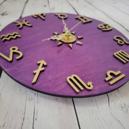 Astrology Sign Wall Clock - Astrological Witchy Decor Metaphysical - thumbnail 3