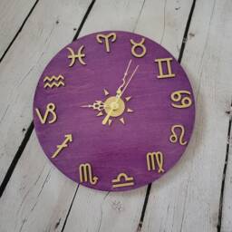 Astrology Sign Wall Clock - Astrological Witchy Decor Metaphysical - thumbnail 2