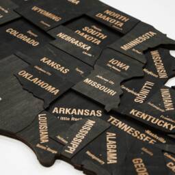 Wood Usa Map, Push Pin Us Travel United States Gift Extra Large Wall Art, 5Th Anniversary Gifts - thumbnail 3