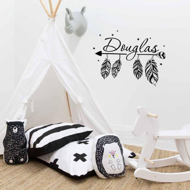 Name Decal Name Wall Decal Vinyl Personalized Fancy Custom Baby Sticker - image 1