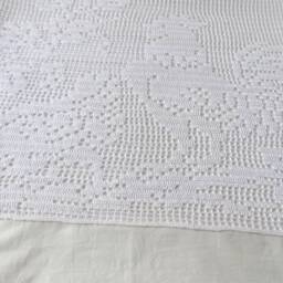 Pillow Case Shabby With Crochet 60x60 Cushion Cover White Pure Cotton Hotel Closure - thumbnail 3