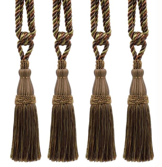 "D??copro Tassel Tieback, Length 8 1/2"" - 21.5cm, Spread 30" - image 1