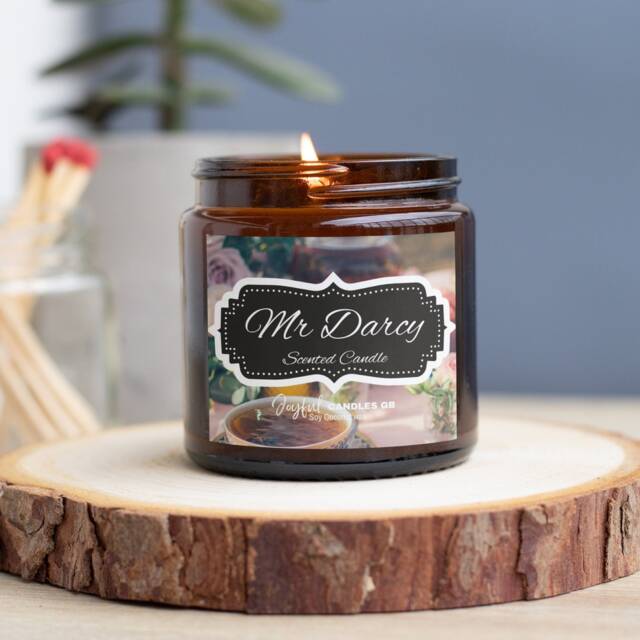 Jane Austen Bookish Candles - Mr. Darcy Pride & Prejudice Bookish Gifts - image 1