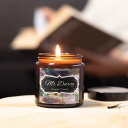 Jane Austen Bookish Candles - Mr. Darcy Pride & Prejudice Bookish Gifts - thumbnail 3