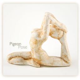 Yoga Art Sculpture - Gift For Lovers & Practioners - thumbnail 1