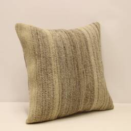 Kilim Pillow, Sofa Pillow Boho Pillow, Handmade Pillow, 18x18 in 45x45 cm Minimalist Decorative Pillow, Cushion Cover Throw Pillow 4Kbf-642 - thumbnail 2