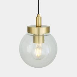 Jordan Small Globe Bathroom Pendant Light 6'' Ip65 - thumbnail 2