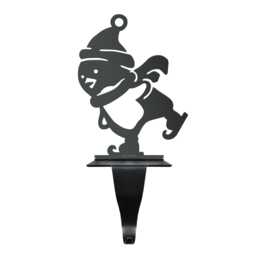 Penguin Ice Skating Steel Stocking Holder/ Christmas, Holidays, Xmas, Winter Holder, Christmas Decoration, Family, Children, Gift - thumbnail 4