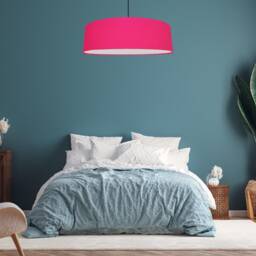 Extra Large Bright Pink Lampshade With Diffuser - thumbnail 2