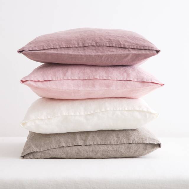 Linen Pillow Cover, Pillowcase, Cushion Throw Pillow, Bed - image 1