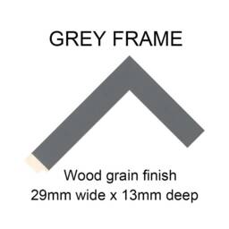 Multi Photo Picture Frame - Grey Wooden Collage Frame, Holds 3 Photos - thumbnail 3