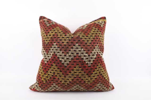 Large 24'' Kilim Pillow Cover Bohemian Home Decor - image 1
