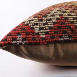 Large 24'' Kilim Pillow Cover Bohemian Home Decor - thumbnail 4