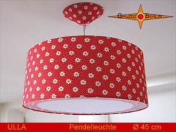 Red Lamp With Dots Ulla Pendant Flowers Diffuser - thumbnail 2