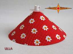 Red Lamp With Dots Ulla Pendant Flowers Diffuser - thumbnail 4