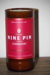 Nine Pin Strawberries & Cream Scented Soy Candle - thumbnail 1