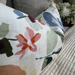 Scatter Lumbar Cushion Cover, John Lewis & Partners Atulya Fabric, Floral Cushion Cover, Pillow Worldwide Shipping - thumbnail 2
