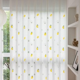 Custom Curtains Lemon Net Sheer Voile Curtain For Bedroom Living Room - thumbnail 3
