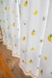 Custom Curtains Lemon Net Sheer Voile Curtain For Bedroom Living Room - thumbnail 1