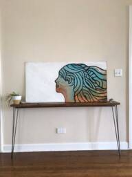Reclaimed Wood Entry Table - thumbnail 1