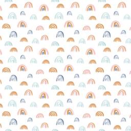 Watercolour Rainbow Bedding, Duvet Covers, Fitted Sheets, Colourful Rainbows, Children's Room Decor, Kids & Baby Bedding - thumbnail 2