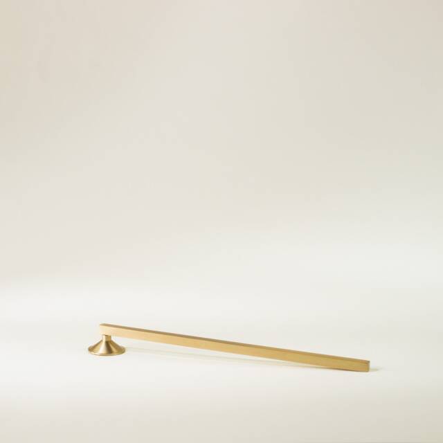 Mini Brass Candle Snuffer Solid Brass, Brushed Finish - image 1