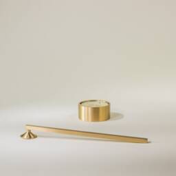 Mini Brass Candle Snuffer Solid Brass, Brushed Finish - thumbnail 3