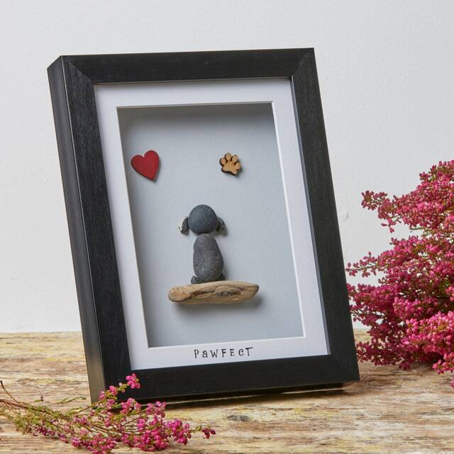 My Pawfect Friend - Unique Pebble Art Dog Gift - image 1