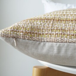 Brown Tribal Hemp Hand Woven Natural Dye Color Pillow Cover - thumbnail 3