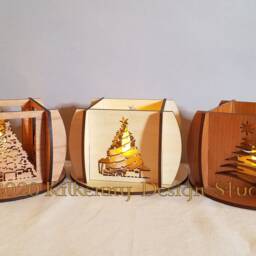 Christmas Holiday Tree - Candle Holder - thumbnail 4