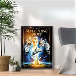 The Neverending Story Print Retro 80S Movie Poster, Home Decor - thumbnail 1