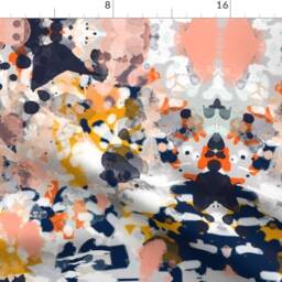 Abstract Curtain Panel - Watercolor Boho Painting Home Decor Girly Custom Stella Art Print By Charlottewinter - thumbnail 4
