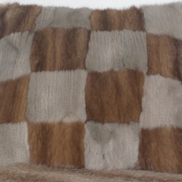 Patch Me Pretty Cushion Almost Rectangular, Very Soft, in Small Gray - Vintage Mink - thumbnail 2