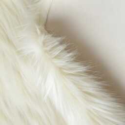 White Faux Fur Throw Blanket 240 X 65 cm - thumbnail 3