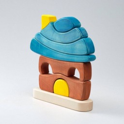 Wooden Baby Toys - Kids Figurine Eco Wood Active Educational Pyramid - thumbnail 3