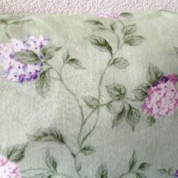 Pale Green Lilacs Lumbar Pillow 14 X 23 Inch - thumbnail 2