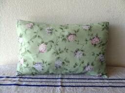 Pale Green Lilacs Lumbar Pillow 14 X 23 Inch - thumbnail 1